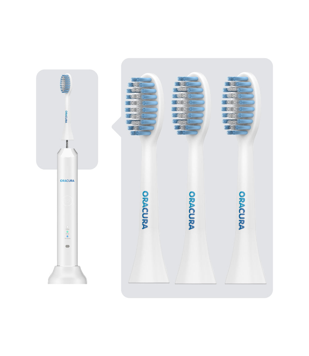 Regular & Sensitive Brush Head of Sonic PLUS Electric Toothbrush (Pack of 3 Brush Heads)