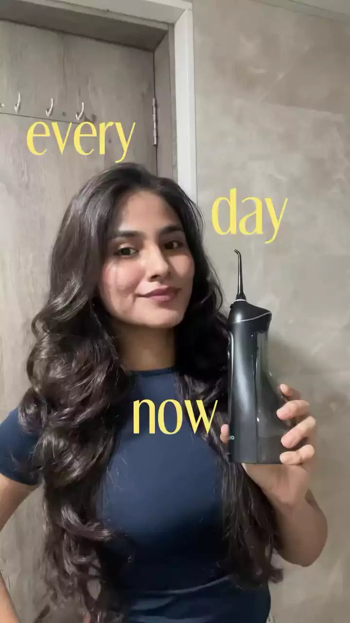 Video featuring OC150 LITE Smart Water Flosser®, SB200 LITE Rechargeable Electric Toothbrush (Free Hydroxyapatite Toothpaste)