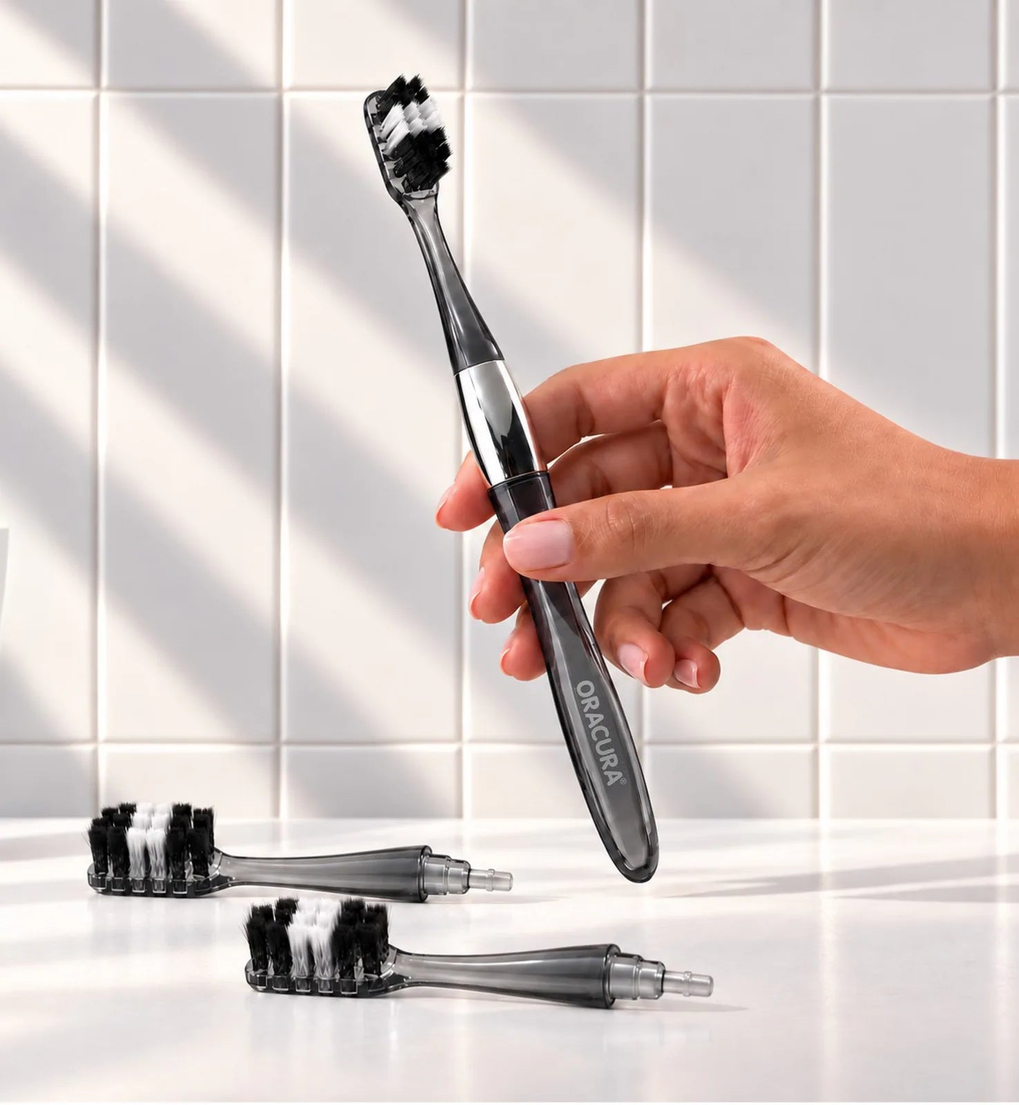 MB100 Replaceable Brushheads Manual Toothbrush