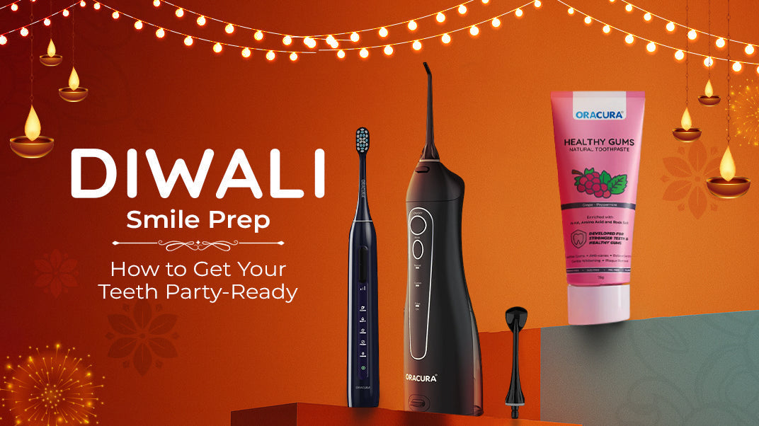 party ready teeth with oracura