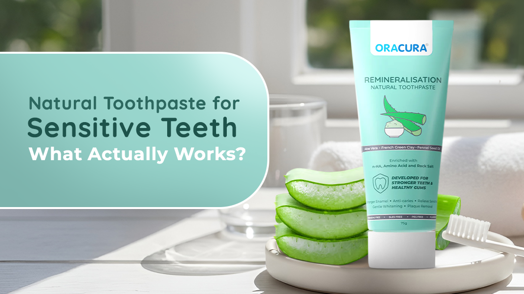 Natural toothpaste for sensitive teeth