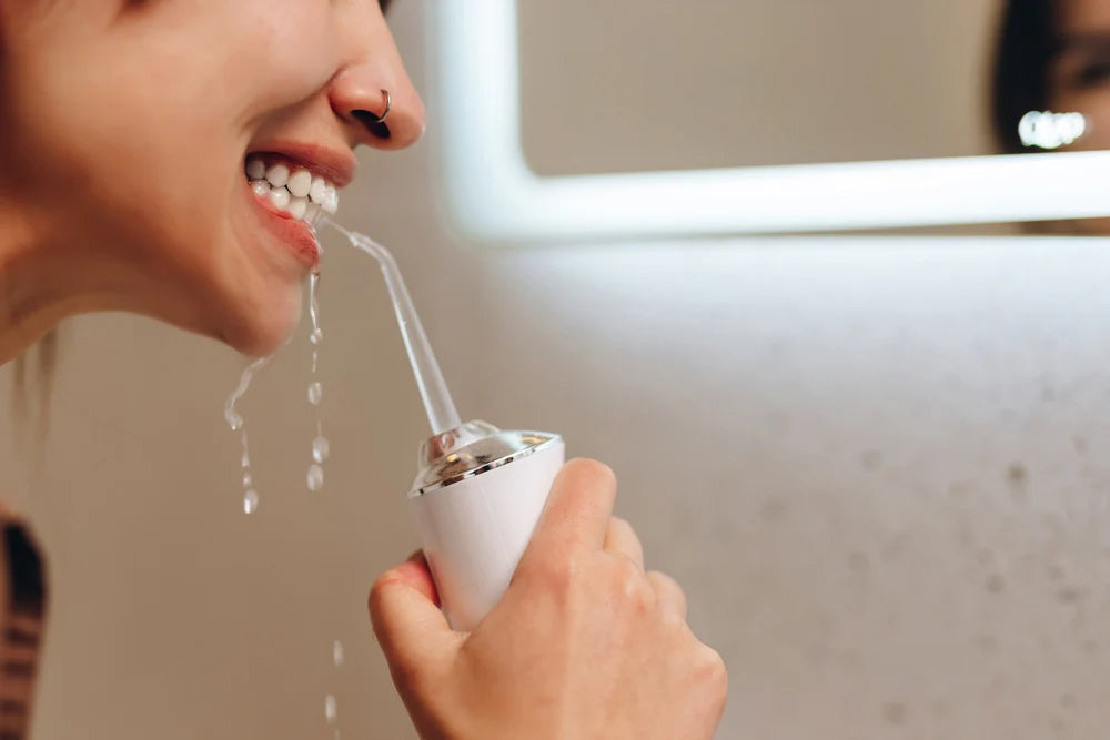 Water Flossing to Reduce Plaque Buildup in Crowded Teeth