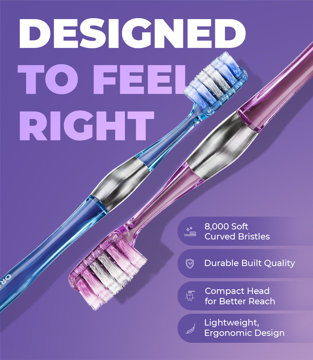 MB100 Replaceable Brushheads Manual Toothbrush