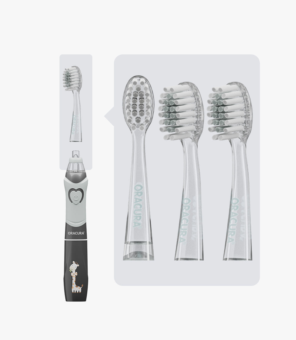 Kids Sonic Brush Heads For KSB100 & KSB200 (Pack of 3)