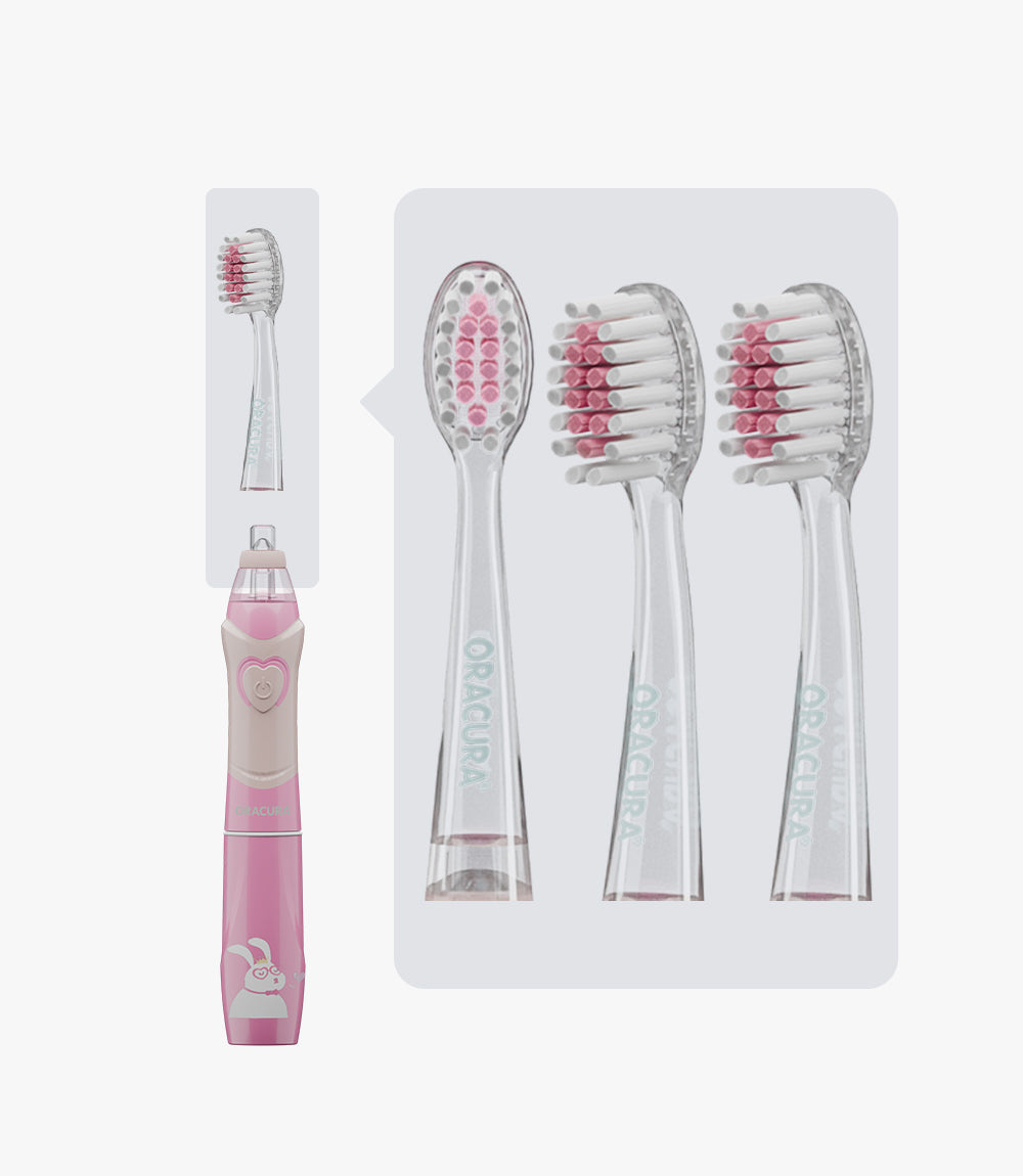 Kids Sonic Brush Heads For KSB100 & KSB200 (Pack of 3)