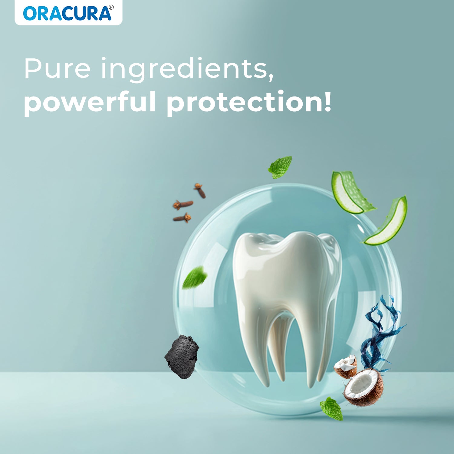 ORACURA Natural Toothpaste (Pack of 3)