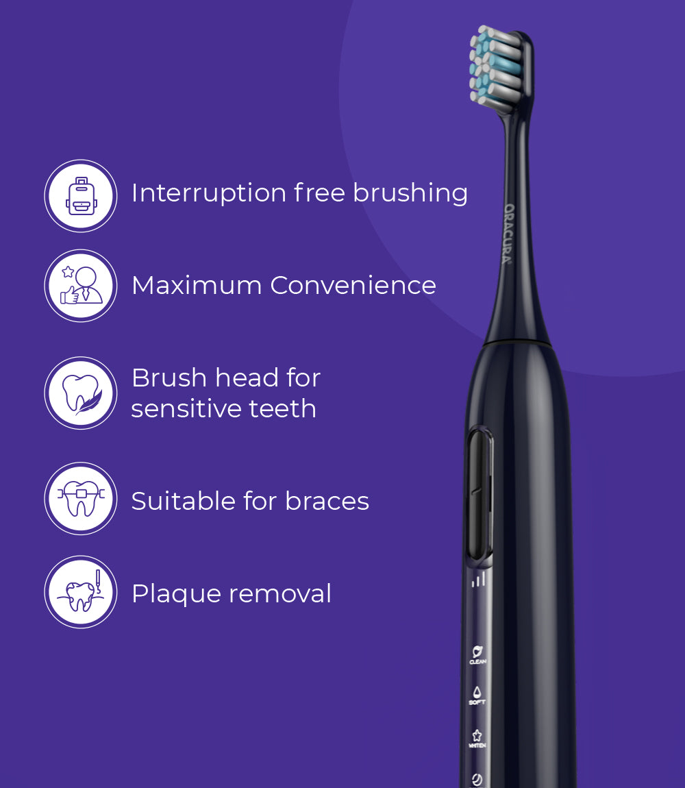 SB300 Sonic Smart® Electric Rechargeable Toothbrush, KSB100 Kids Sonic Electric Toothbrush & Natural Toothpaste Combo