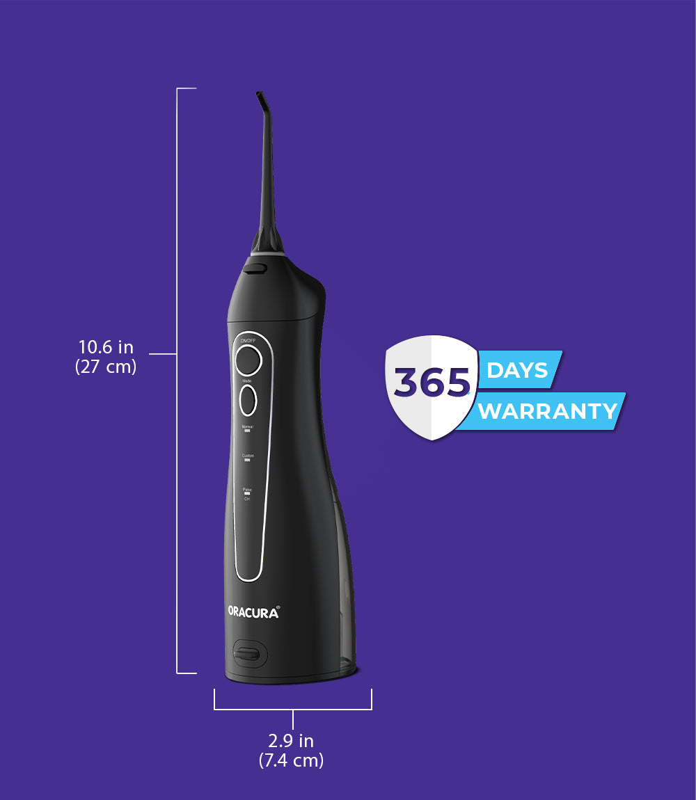 ORACURA® OC150 Smart Water Flosser + OB100 Oscillating Electric Toothbrush Combo
