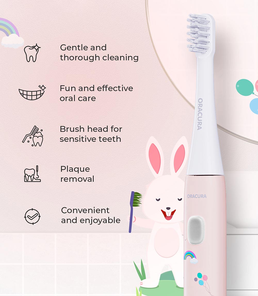 KSB200 Sonic Kids Rechargeable Electric Toothbrush