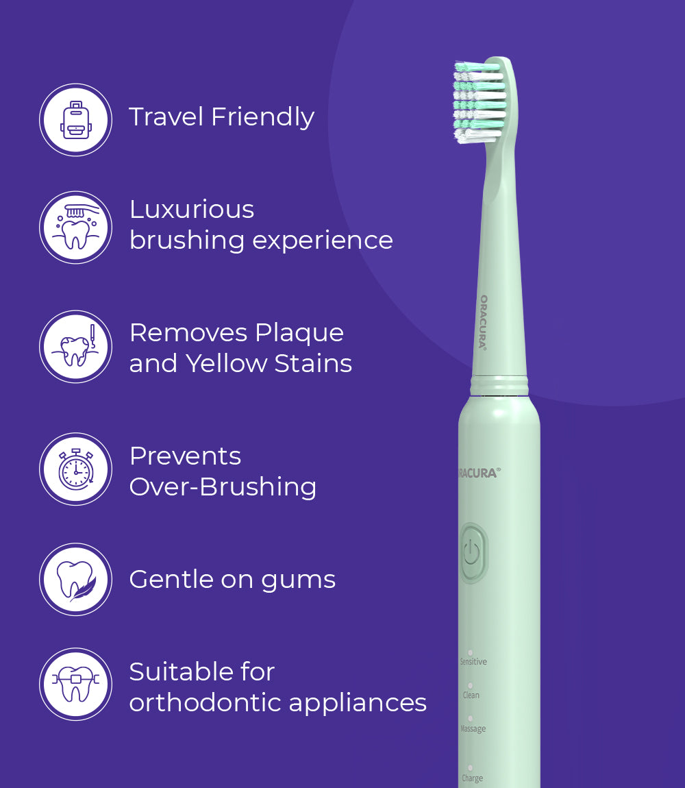 OC150 BeginCare Water Flosser, SB200 LITE Rechargeable Electric Toothbrush