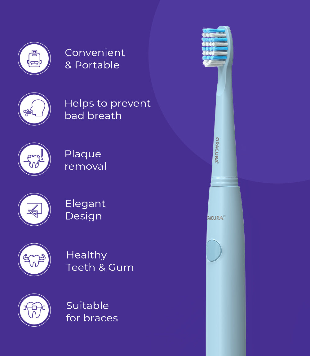 SB100 Sonic Lite Battery Operated Electric Toothbrush