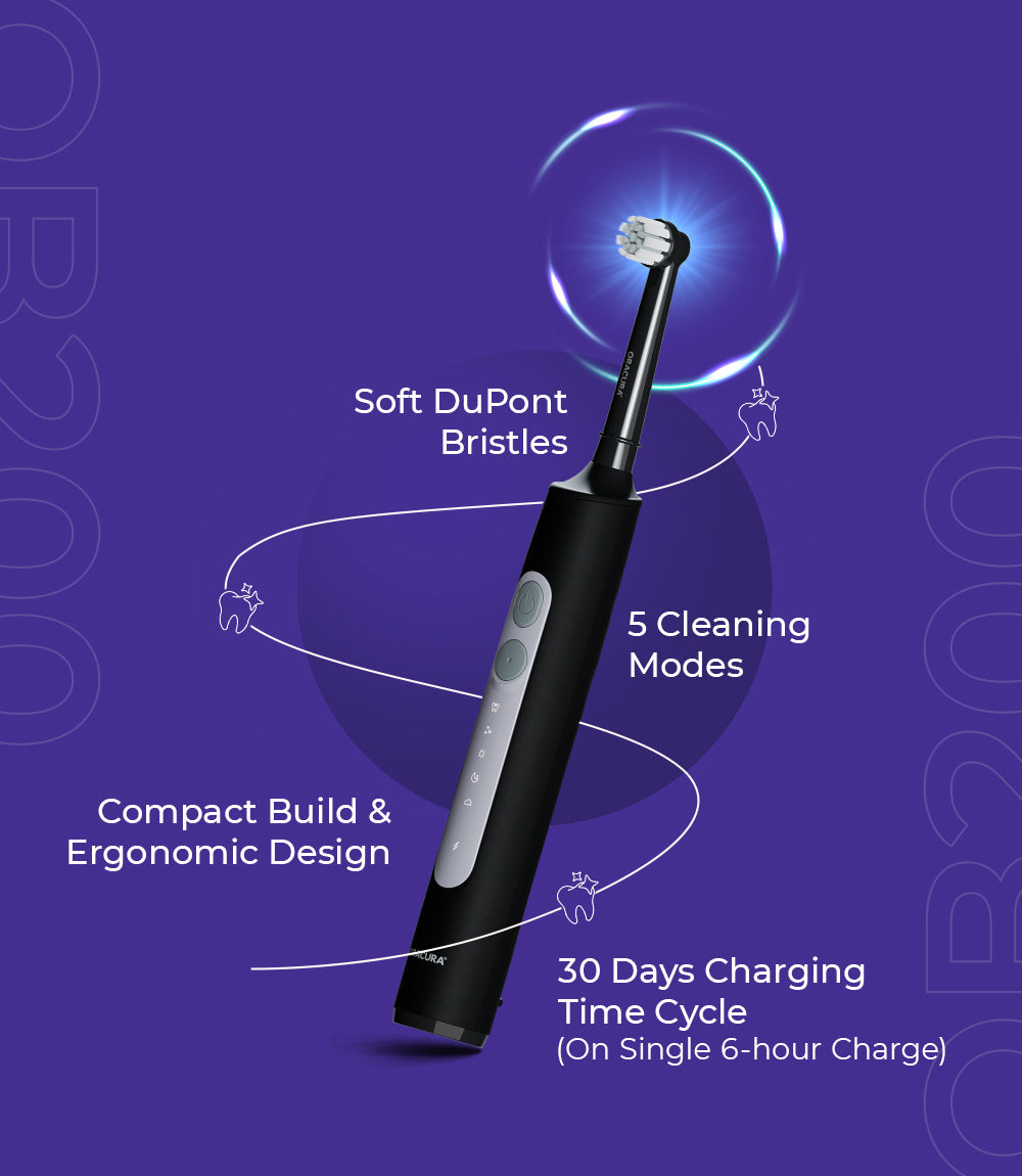 OB200 Oscillating Rechargeable Electric Toothbrush