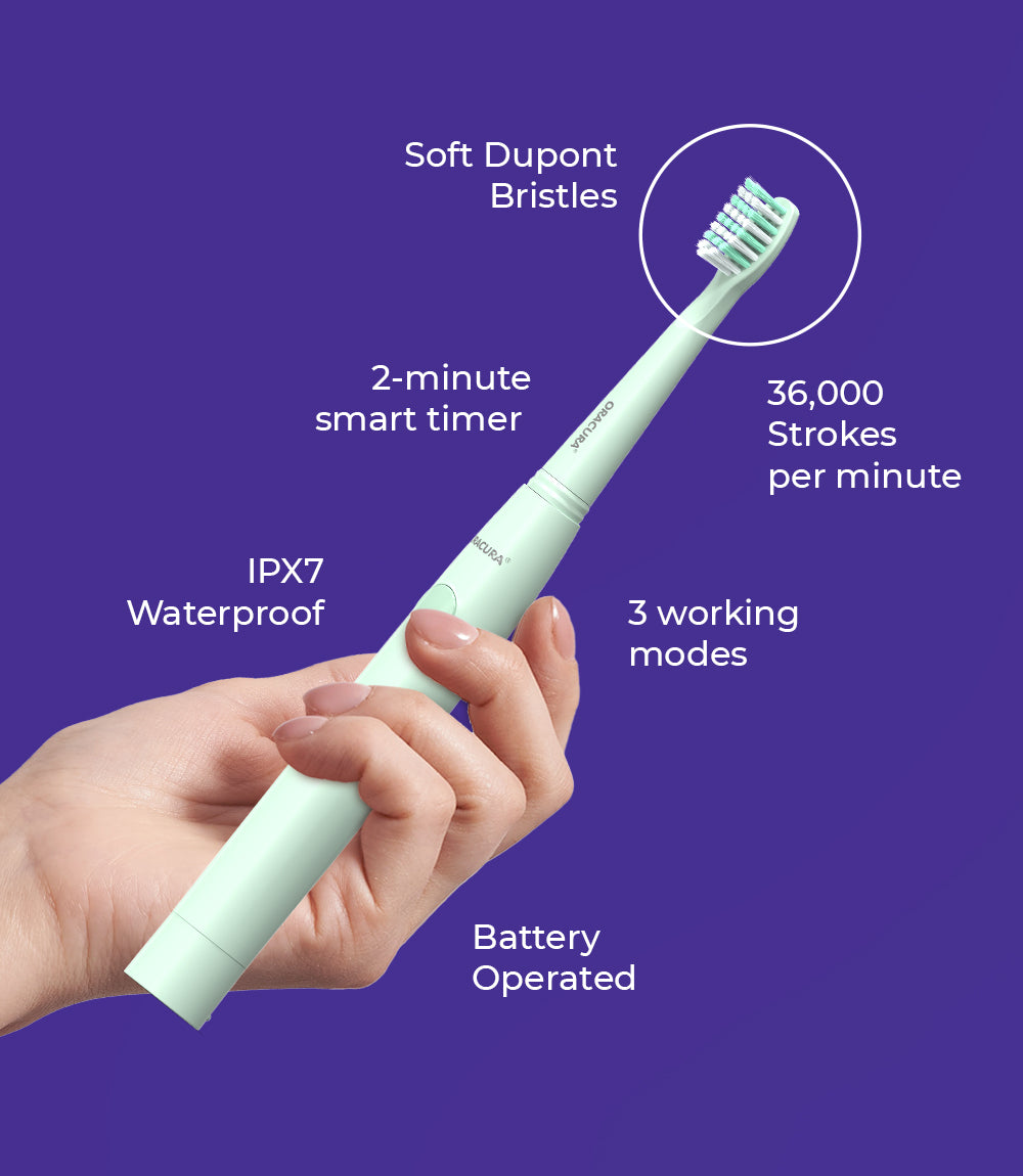 SB100 Sonic Lite Battery Operated Electric Toothbrush