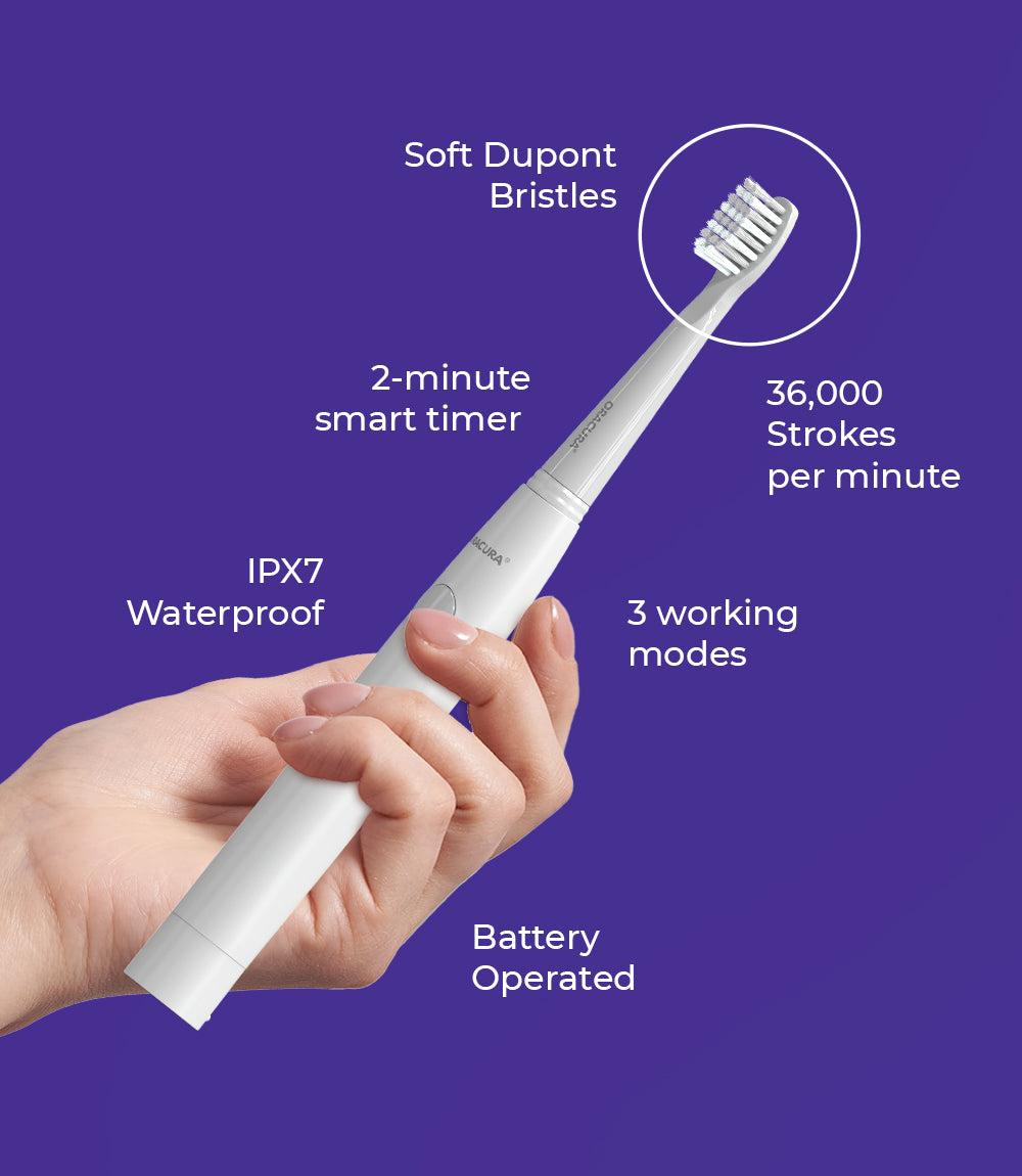 SB100 Sonic Lite Battery Operated Electric Toothbrush