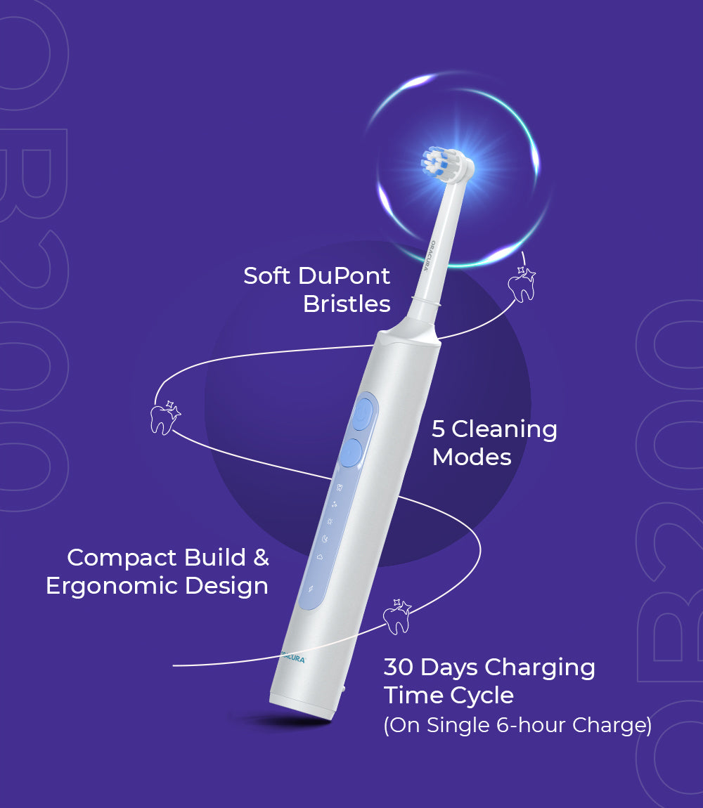 OB200 Oscillating Rechargeable Electric Toothbrush