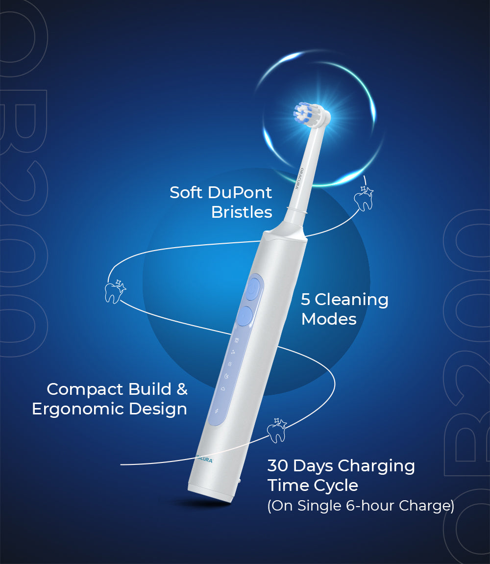 OB200 Oscillating Rechargeable Electric Toothbrush