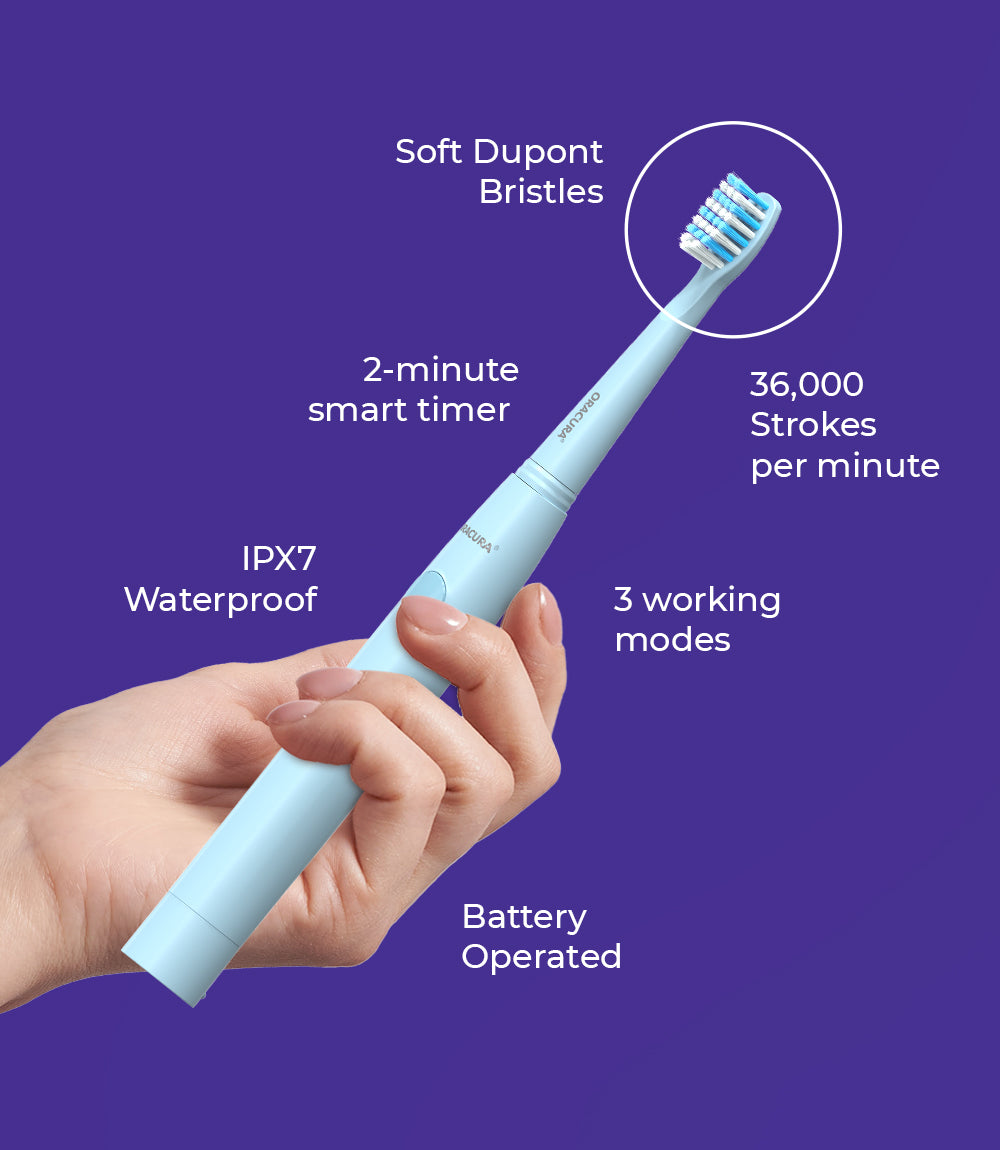 SB100 Sonic Lite Battery Operated Electric Toothbrush