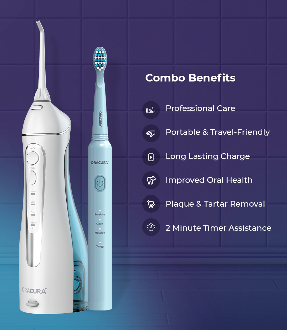 ORACURA® OC200 Daily Care Combo- OC200, SB200 (Free Hydroxyapatite Toothpaste)