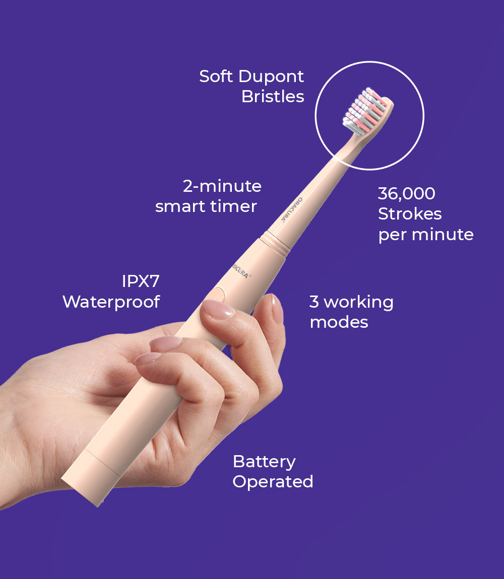 SB100 Sonic Lite Battery Operated Electric Toothbrush