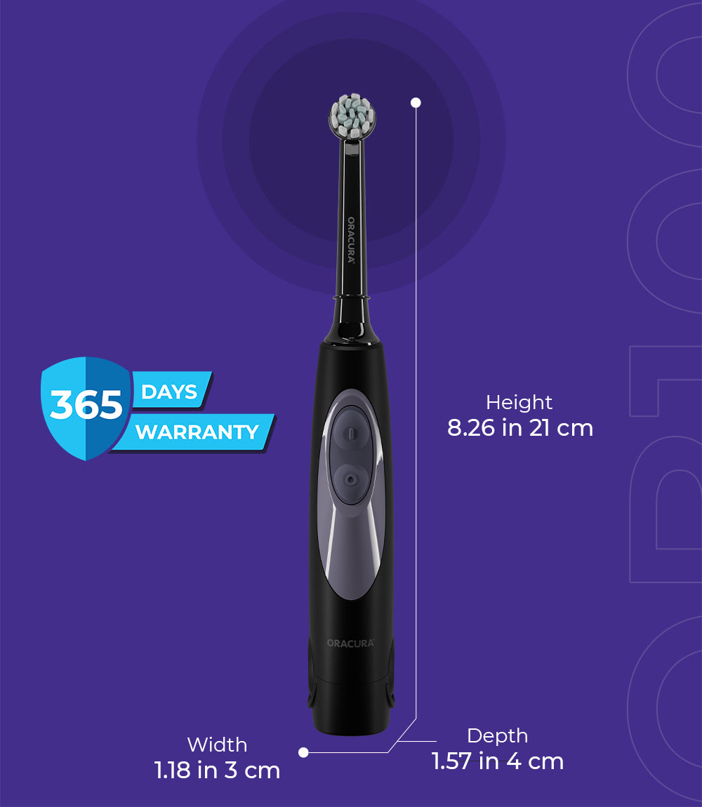 ORACURA® OC150 Smart Water Flosser + OB100 Oscillating Electric Toothbrush Combo