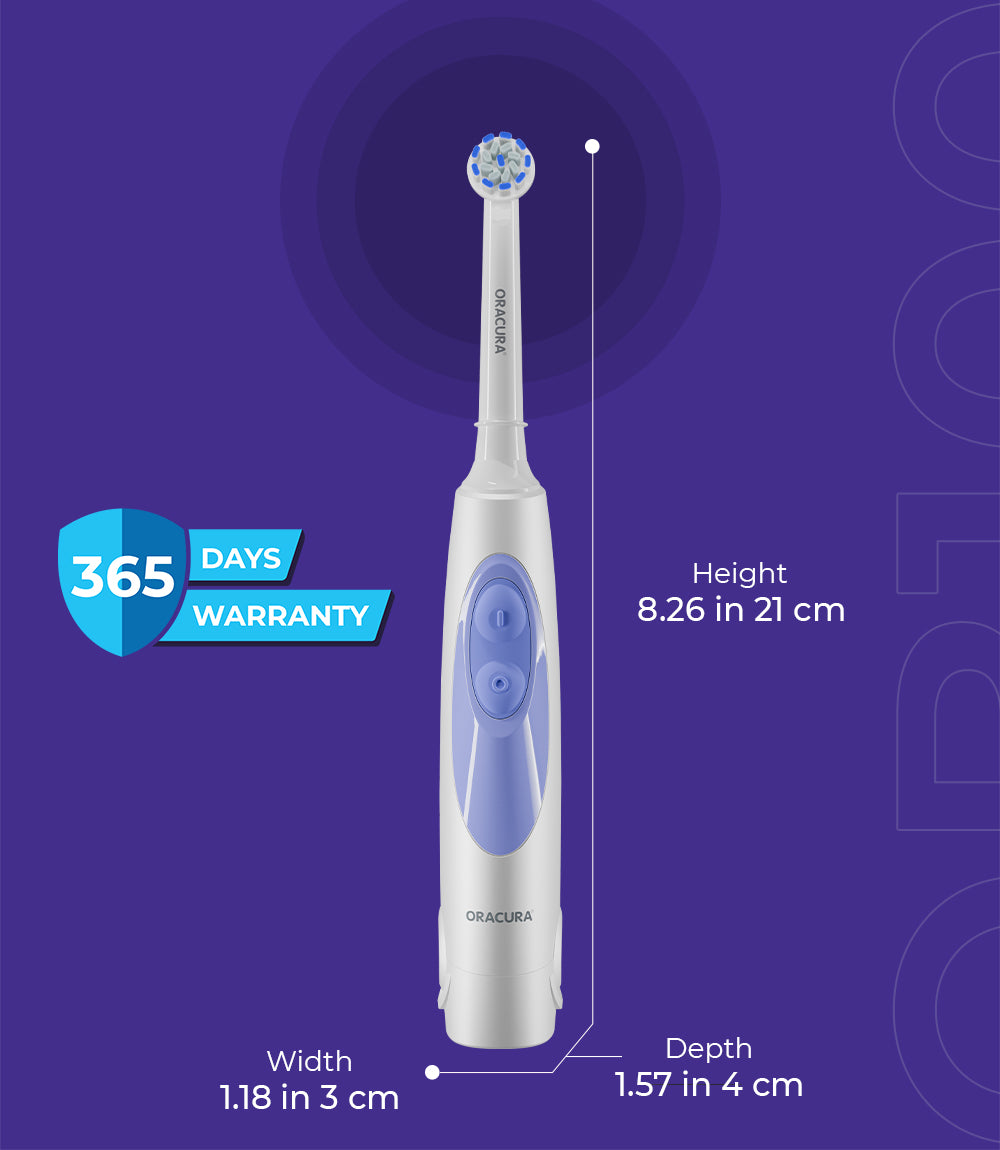 OB100 Battery Operated Oscillating Electric Toothbrush