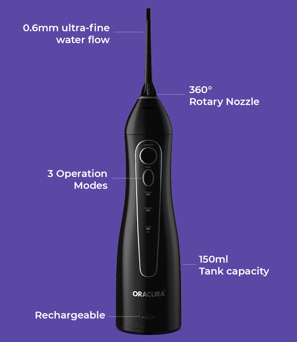 OC150 LITE Smart Water Flosser®, SB200 LITE Rechargeable Electric Toothbrush (Free Hydroxyapatite Toothpaste)