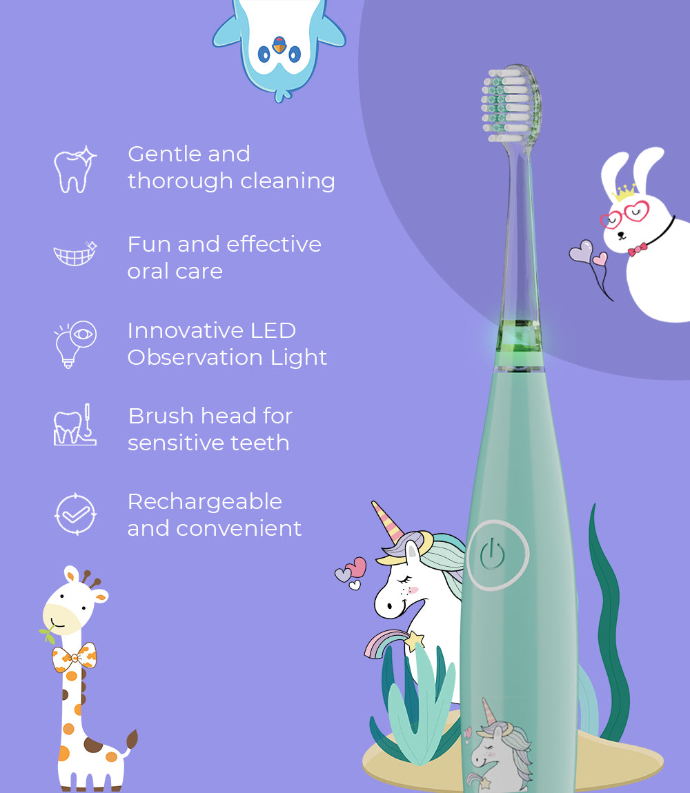 KSB200 KidsCare Sonic Rechargeable Electric Toothbrush
