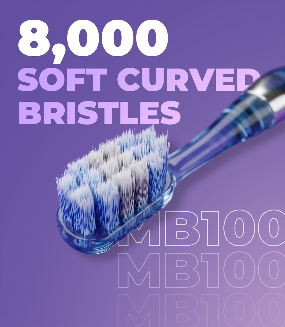 MB100 Replaceable Brushheads Manual Toothbrush
