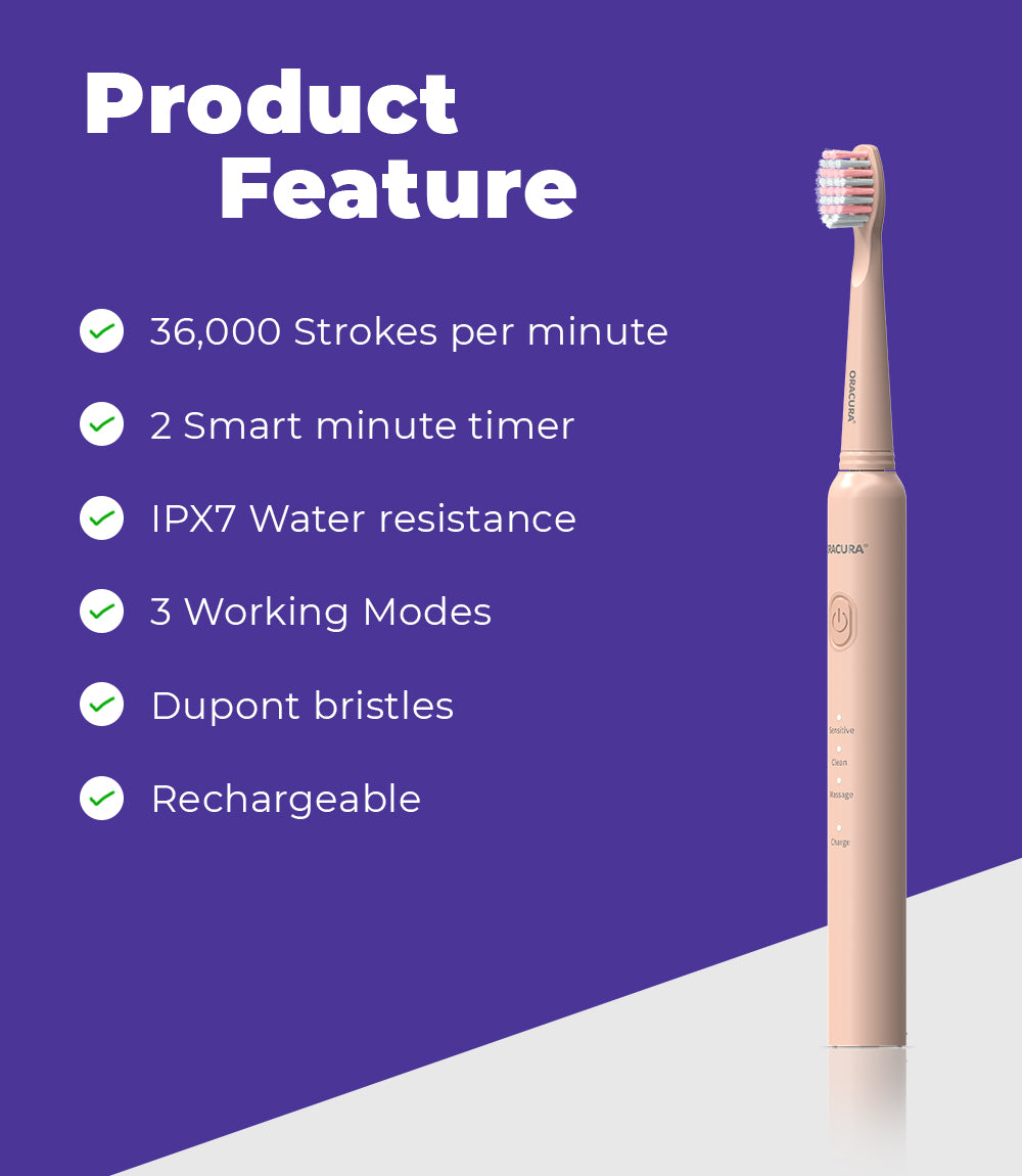 SB200 Sonic Lite Electric Rechargeable Toothbrush