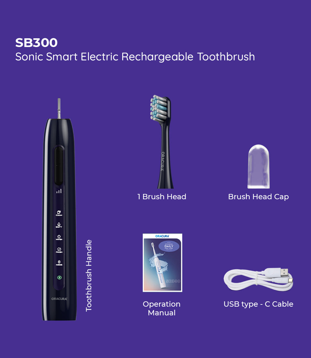SB300 Sonic Smart® Electric Rechargeable Toothbrush
