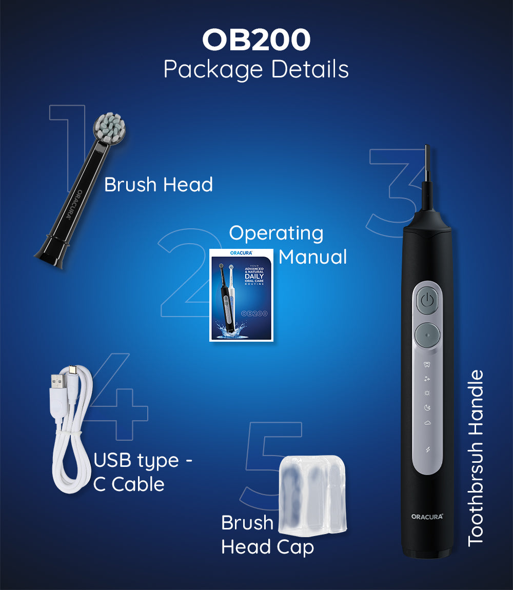 OB200 Oscillating Rechargeable Electric Toothbrush