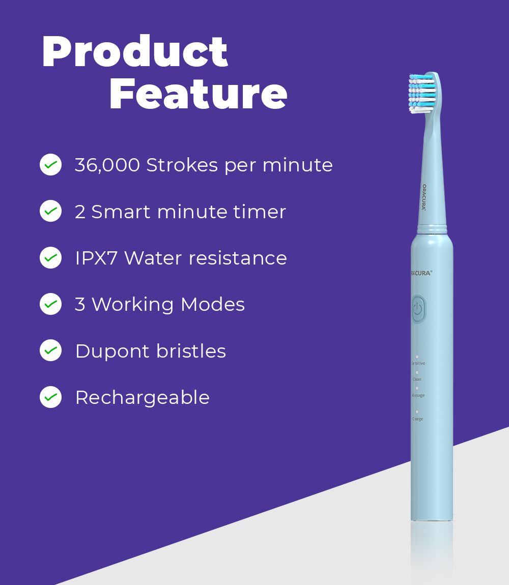 SB200 Sonic Lite Electric Rechargeable Toothbrush