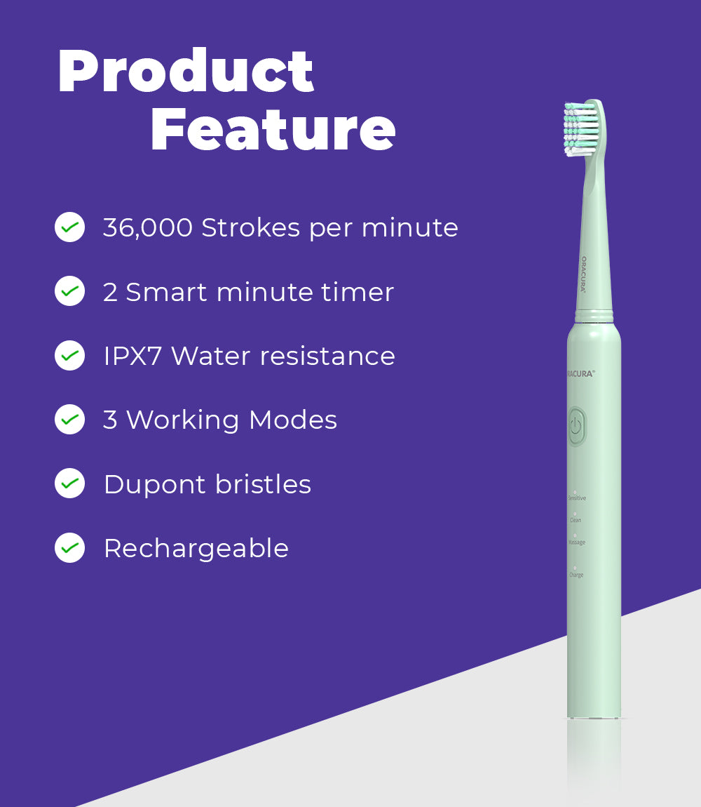SB200 Sonic Lite Electric Rechargeable Toothbrush