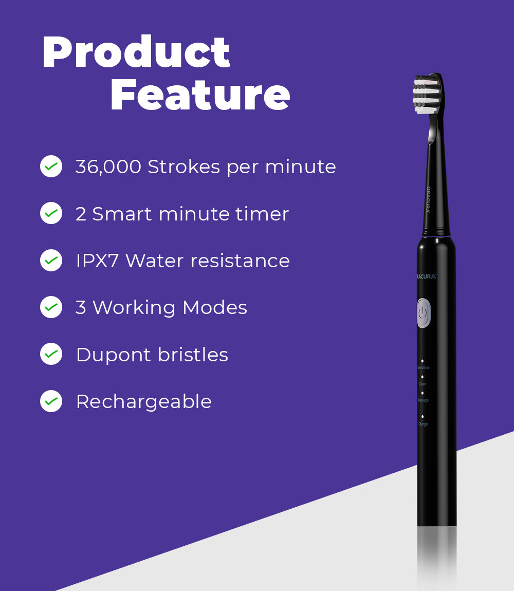 SB200 Sonic Lite Electric Rechargeable Toothbrush