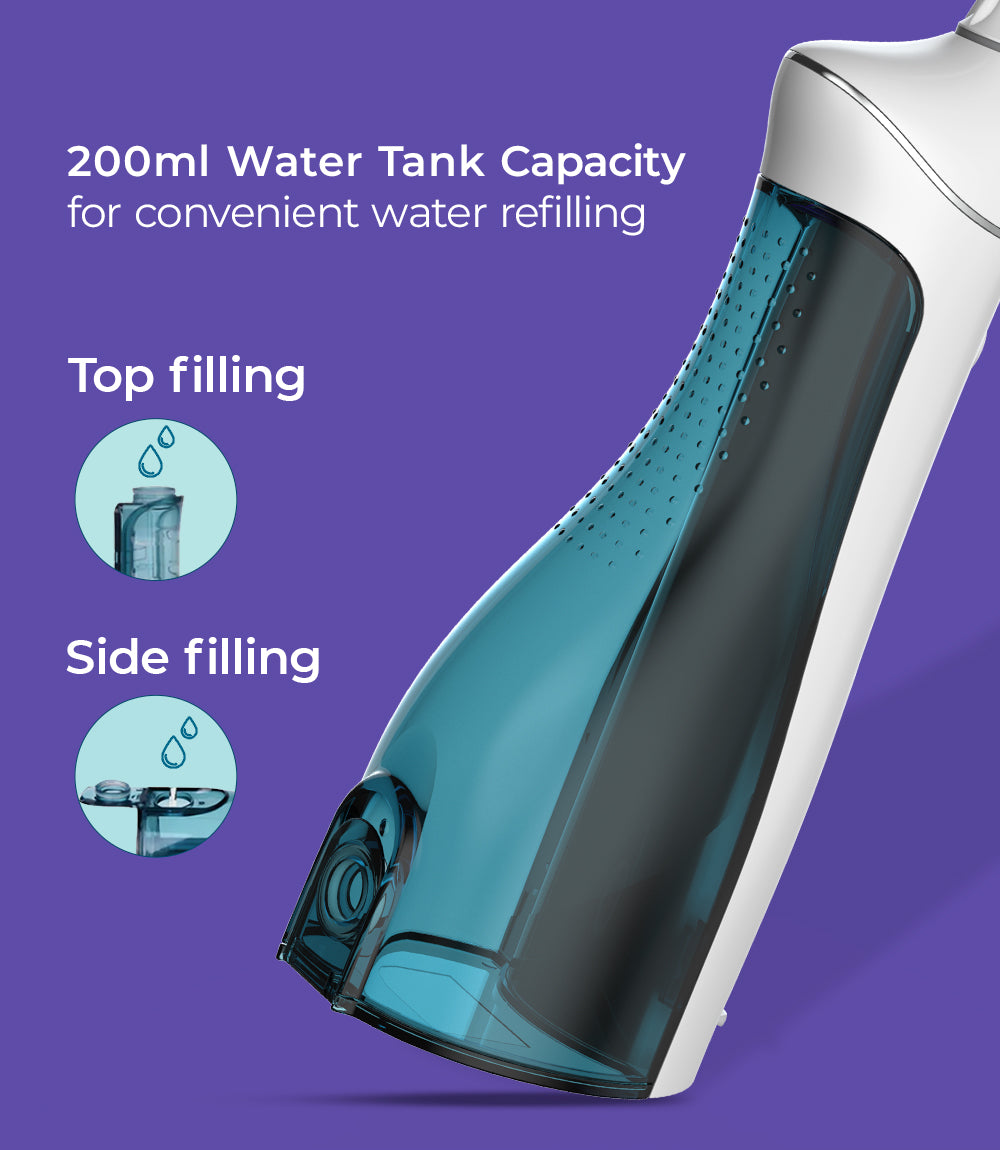 ORACURA® OC200 Smart Plus Water Flosser + OB200 Oscillating Rechargeable Electric Toothbrush Combo