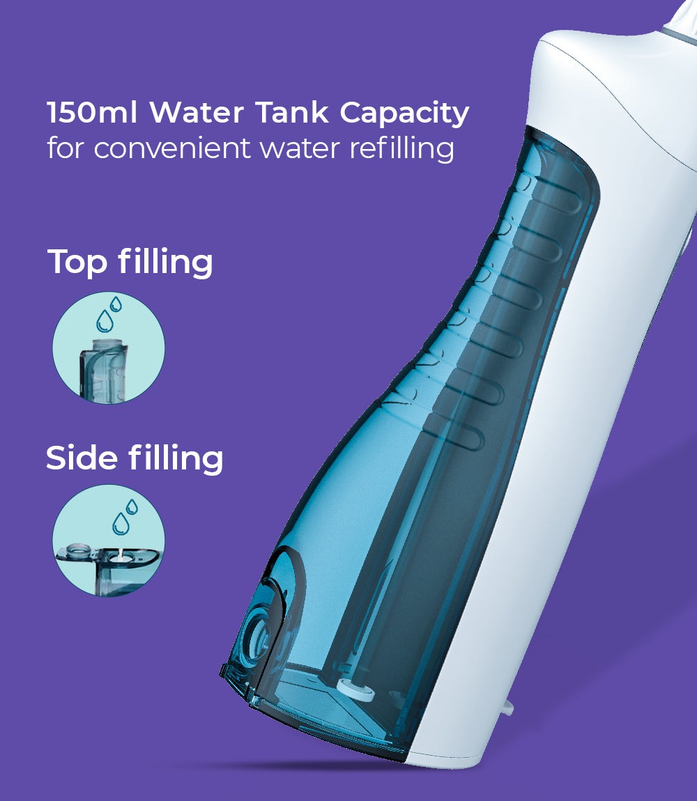 ORACURA® OC150 Smart Water Flosser + OB100 Oscillating Electric Toothbrush Combo