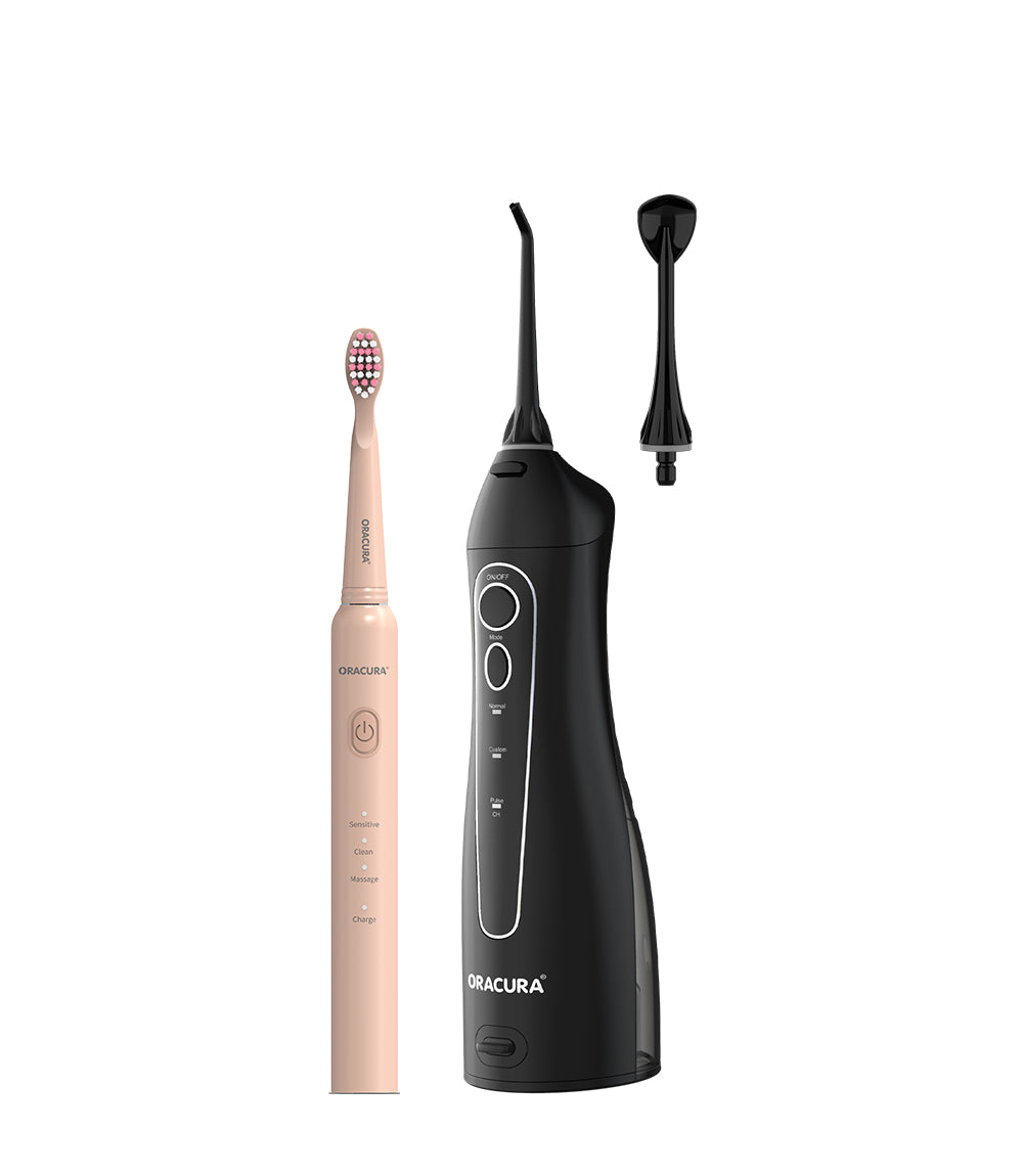 OC150 BeginCare Water Flosser, SB200 LITE Rechargeable Electric Toothbrush