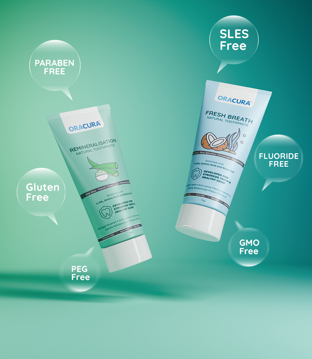 ORACURA® OC150 Daily Care Combo (OC150, SB100 & Natural Toothpaste)