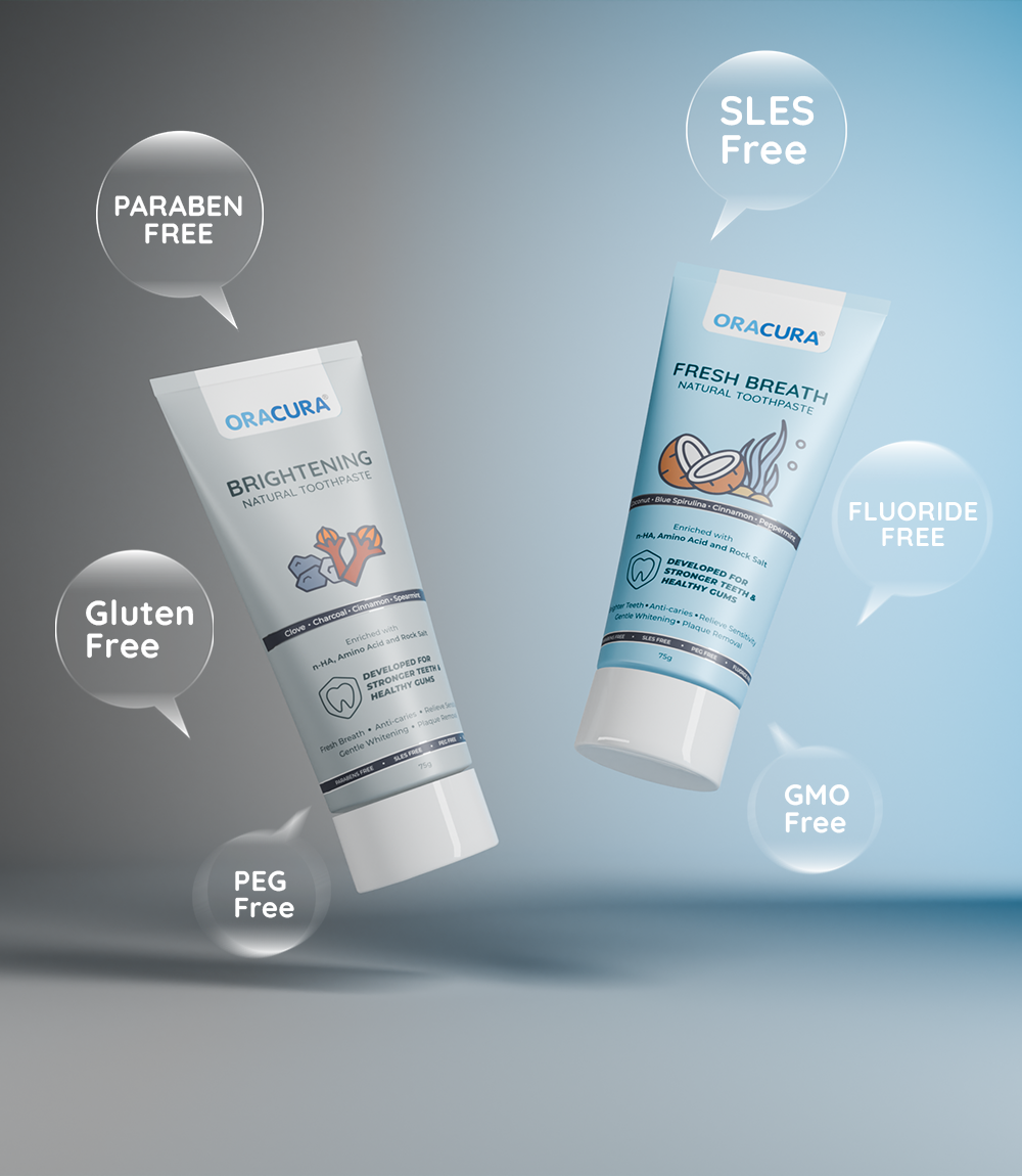 ORACURA® OC150 Daily Care Combo (OC150, SB100 & Natural Toothpaste)