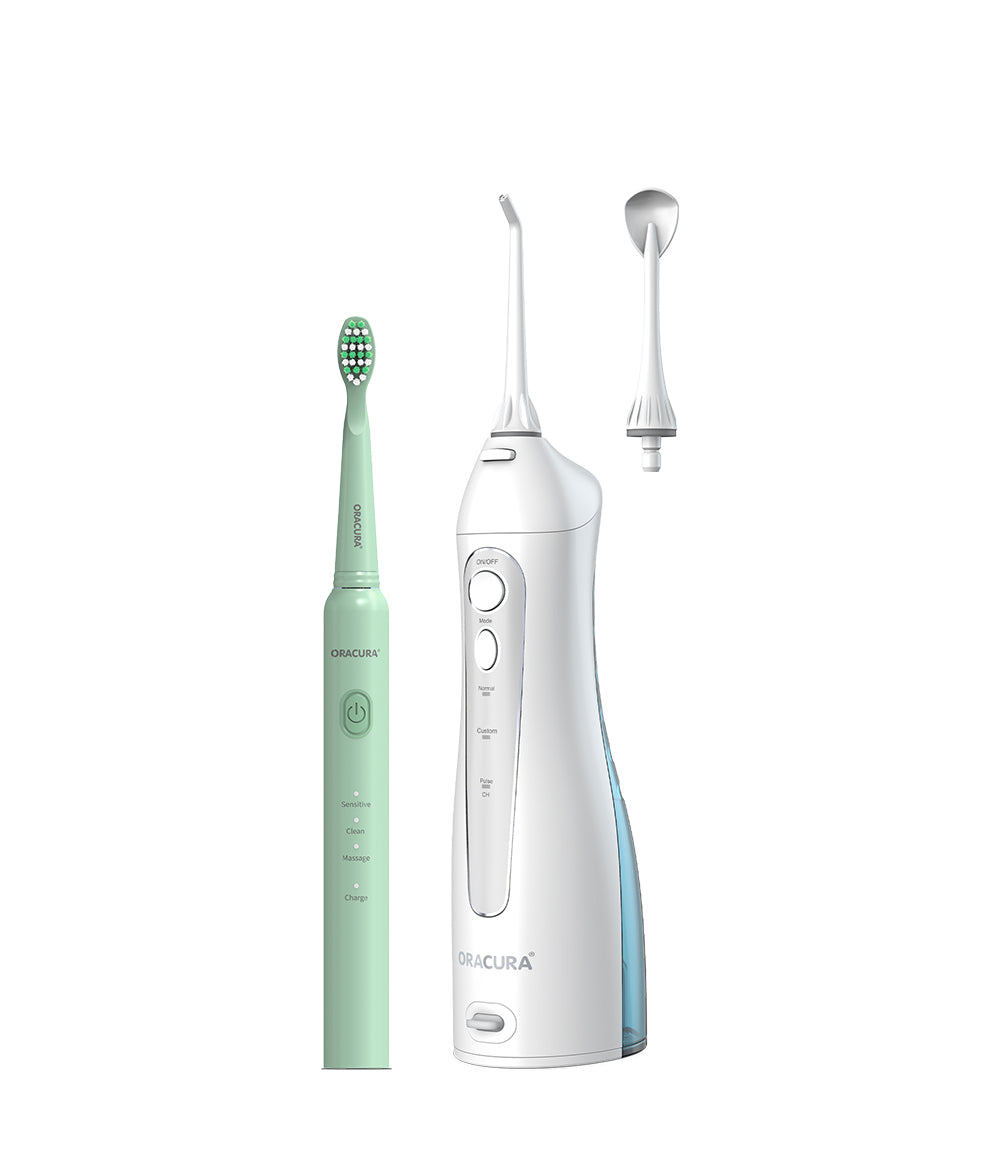 OC150 BeginCare Water Flosser, SB200 LITE Rechargeable Electric Toothbrush