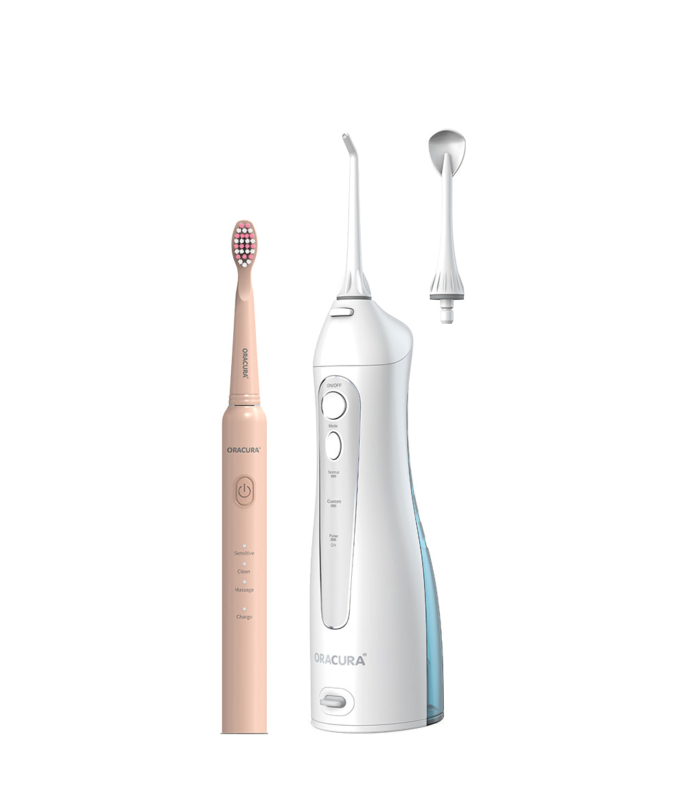 OC150 BeginCare Water Flosser, SB200 LITE Rechargeable Electric Toothbrush