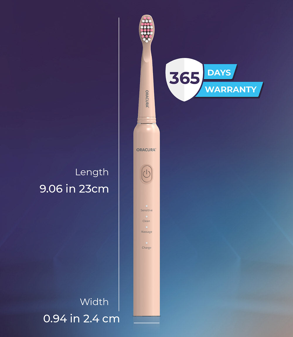 Sonic Duo of SB200 Electric Toothbrush & Natural Toothpaste with 2 Brush heads Combo