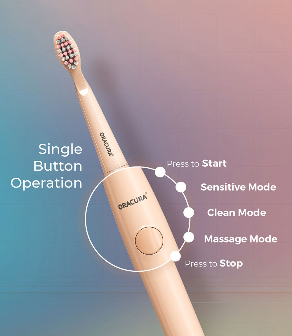 Adult & Kid Sonic Electric Brushes Combo SB100 & KSB100 (Battery Operated)