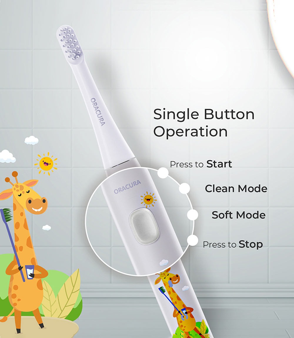 KSB200 Sonic Kids Rechargeable Electric Toothbrush