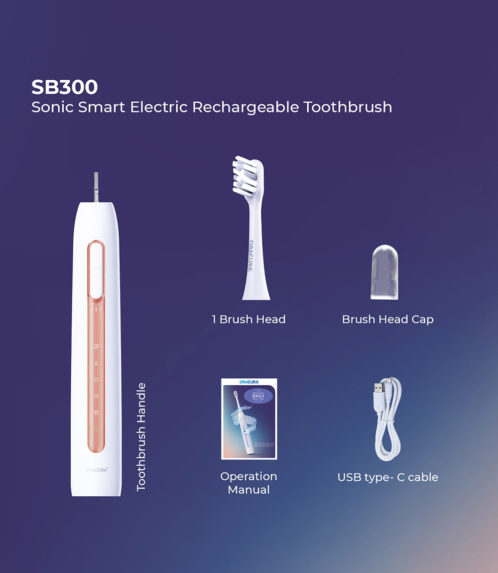 SB300 Sonic Smart® Electric Rechargeable Toothbrush - CRED