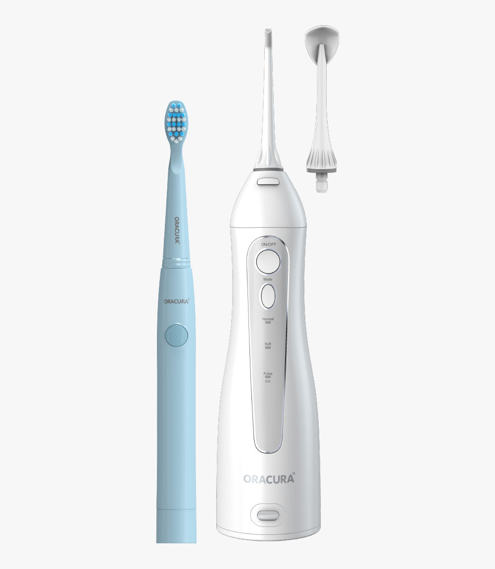 Combo Water Flosser® OC150 LITE & Sonic Lite Electric Battery-Operated Toothbrush SB100 SP