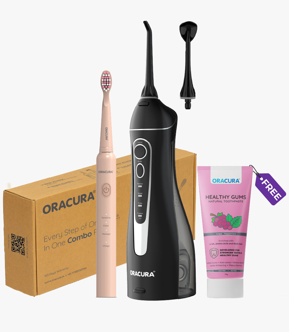 ORACURA® OC200 Daily Care Combo- OC200, SB200 (Free Hydroxyapatite Toothpaste)