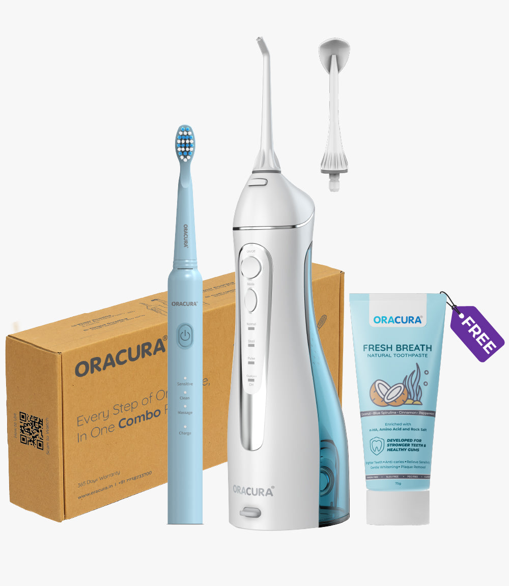 ORACURA® OC200 Daily Care Combo- OC200, SB200 (Free Hydroxyapatite Toothpaste)
