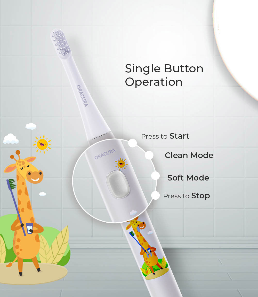 KSB200 Kids Sonic Rechargeable Electric Toothbrush SP