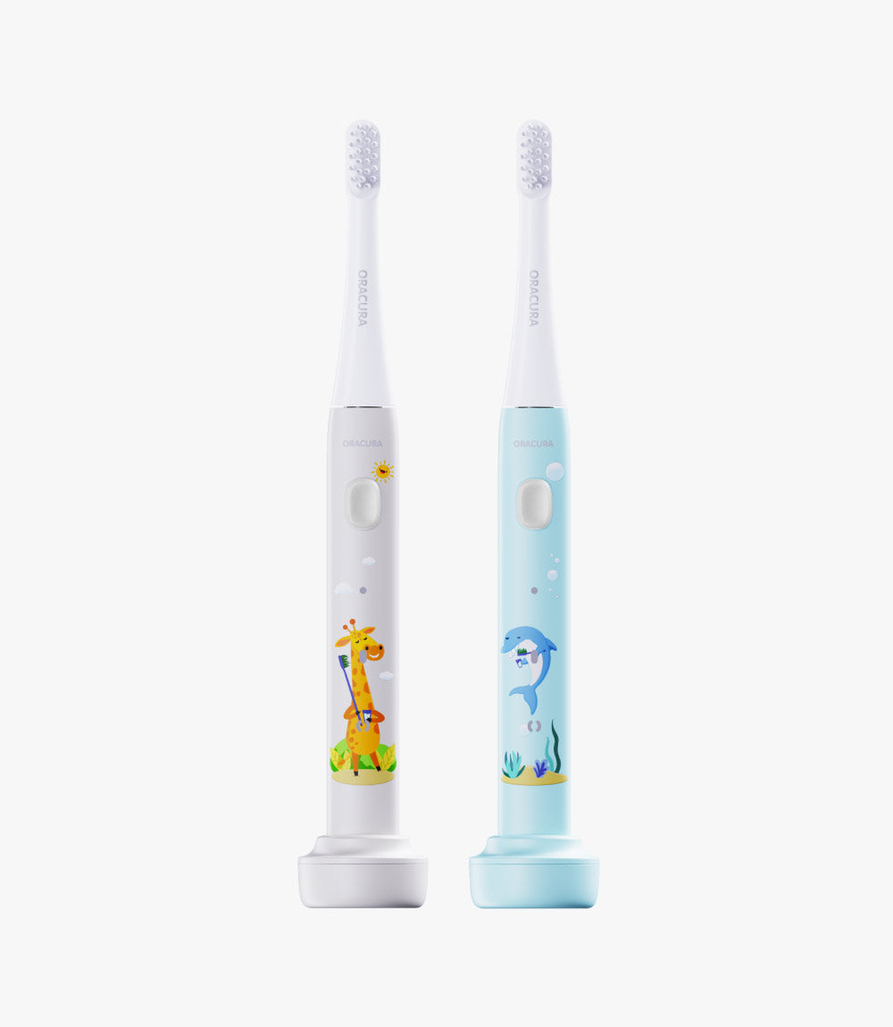 Kid-Friendly Combo KSB200 Kids Sonic Rechargeable Electric Toothbrush